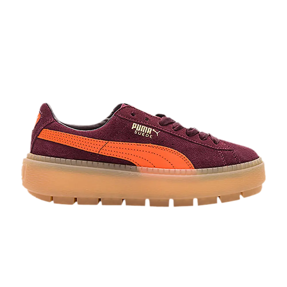 

Кроссовки Wmns Suede Platform Trace Puma, красный