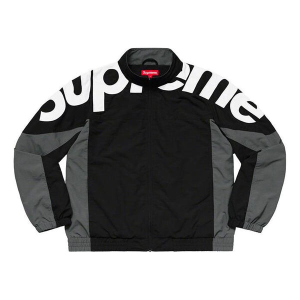 

Куртка fw19 week 1 shoulder logo track jacket logo Supreme, черный