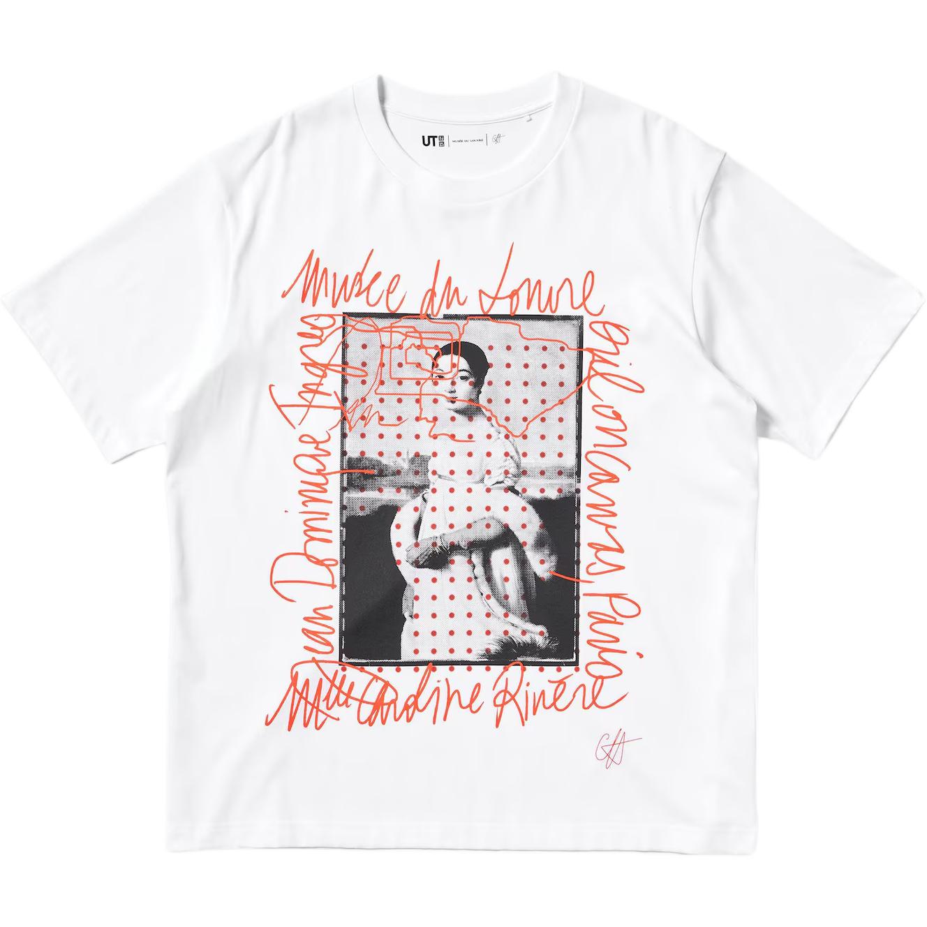 Футболка унисекс белая Louvre X Camille Henrot Collaboration UNIQLO — фото 2