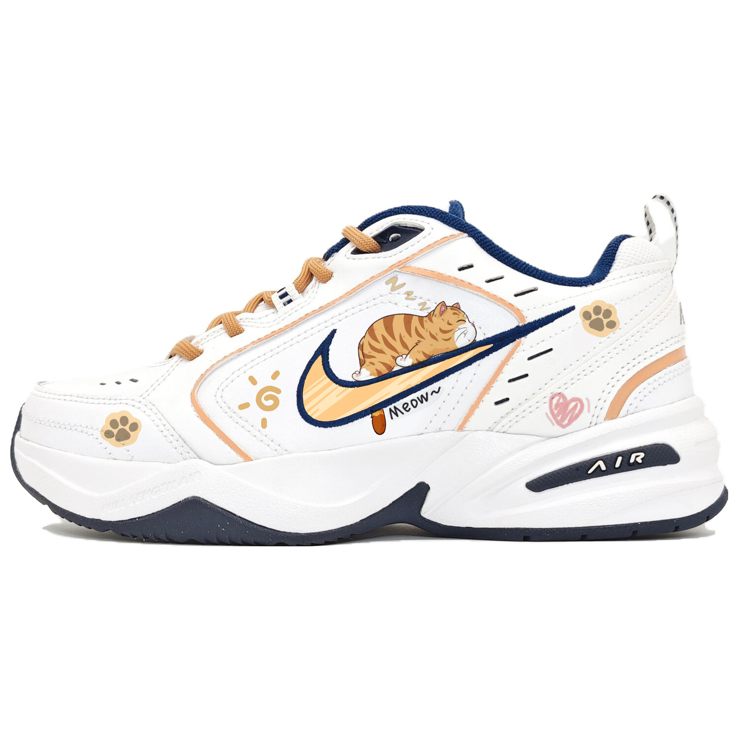 

Массивные кроссовки Nike Air Monarch 4 унисекс, Orange cat yellow