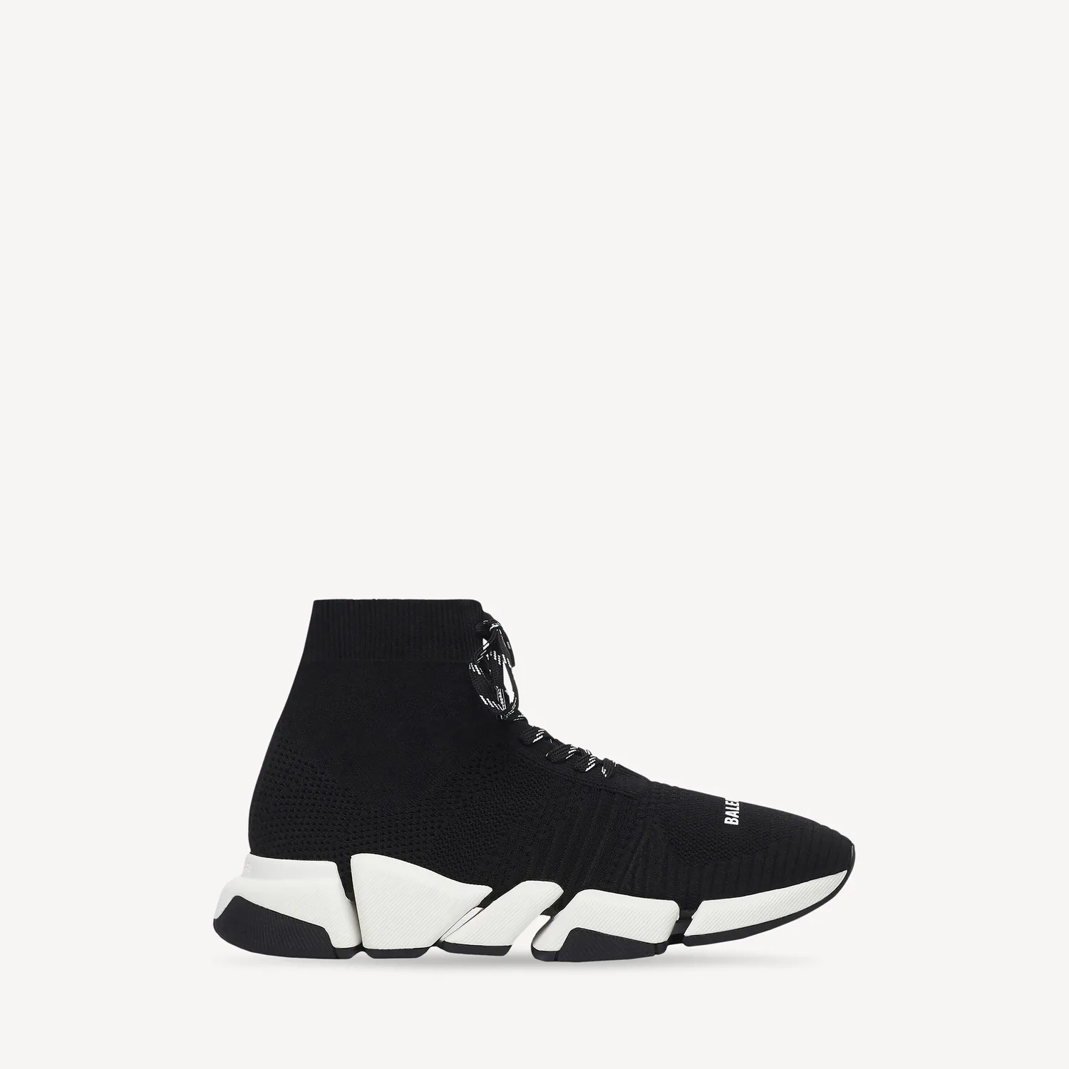 BALENCIAGA Мужские кроссовки Speed 2.0 на шнуровке в черном цвете