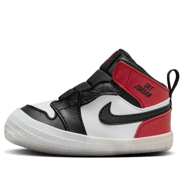 

Кроссовки 1 crib bootie 'black toe reimagined' Air Jordan, черный