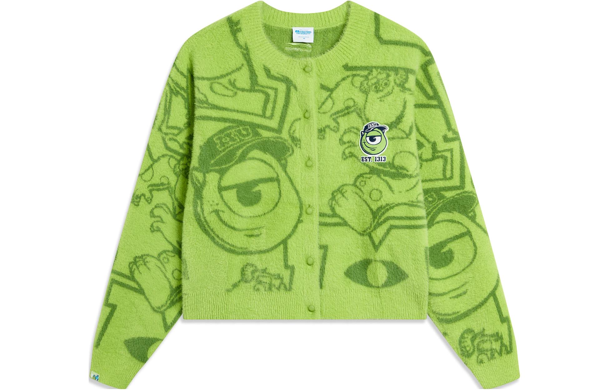 

Li-Ning LiNing Disney Вязаный свитер для женщин Lime Green
