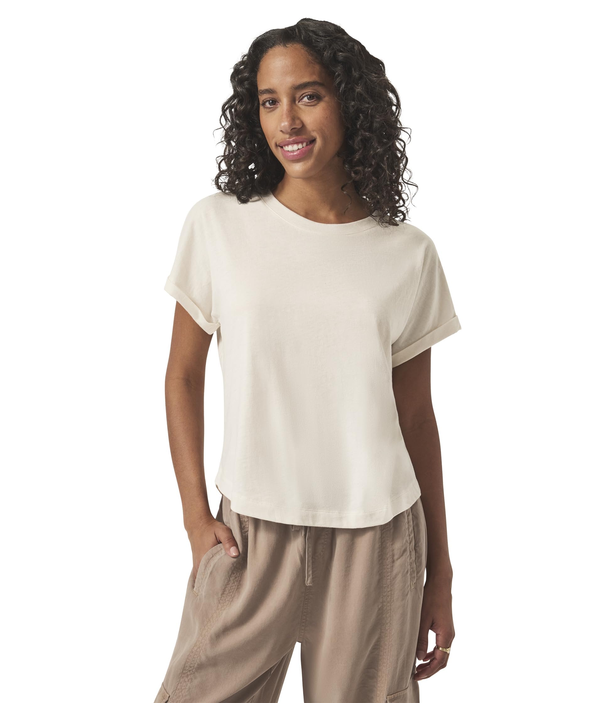 

Футболка Splendid Skye Short Sleeve Tee, Moonstone