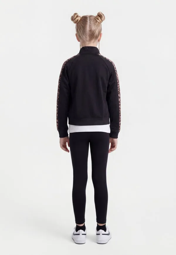 Свободная короткая толстовка на молнии с изображением животного Puma, Black — фото 2