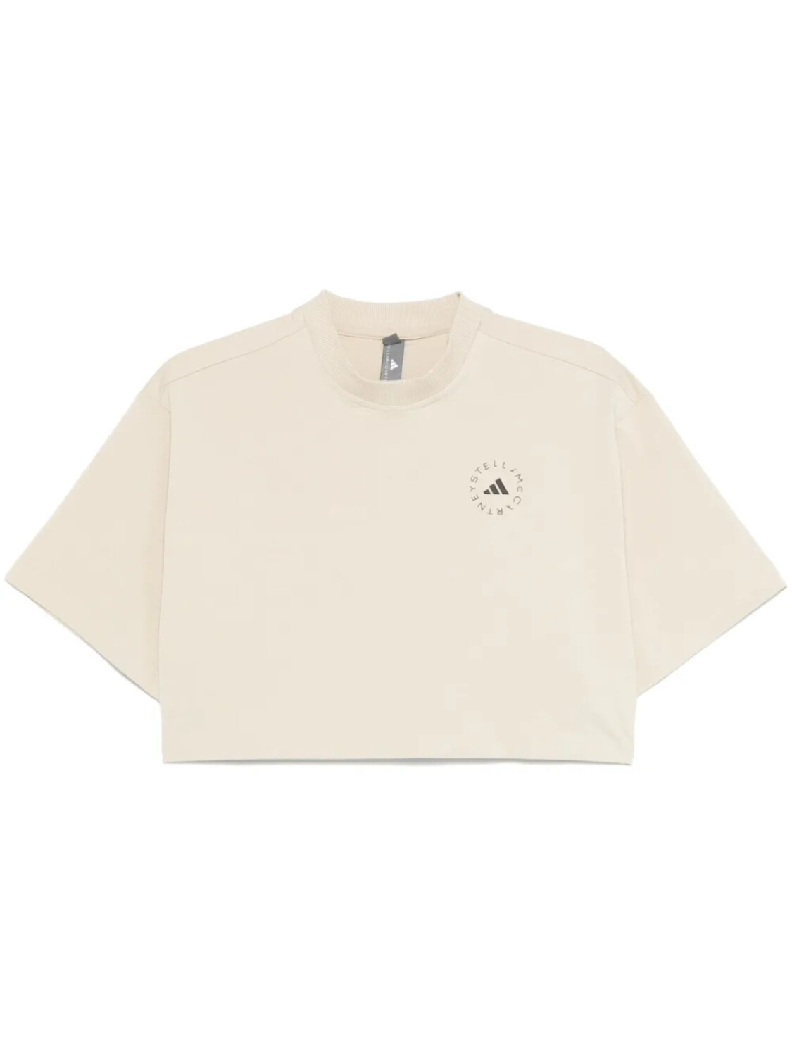 

Укороченная футболка Adidas by Stella McCartney, нейтральный
