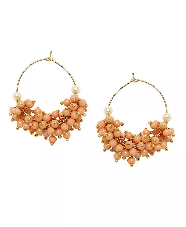 

Серьги-Кольца Sohi, beige/khaki