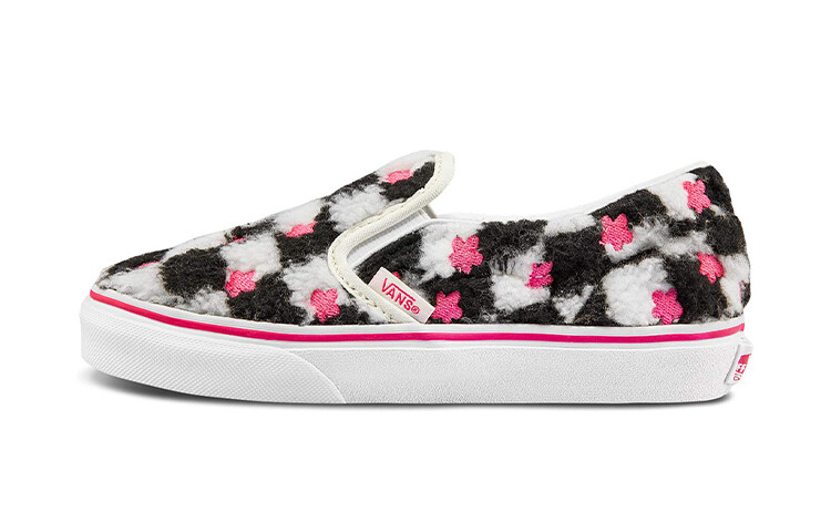 

Кроссовки Vans Slip-On Classic Kids 'Sherpa Floral Checkerboard'