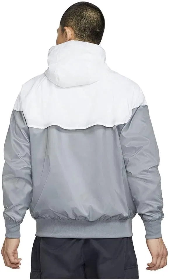 Ветровка Nike Sportswear Windrunner, Smoke Grey/White/Smoke Grey/Black — фото 2