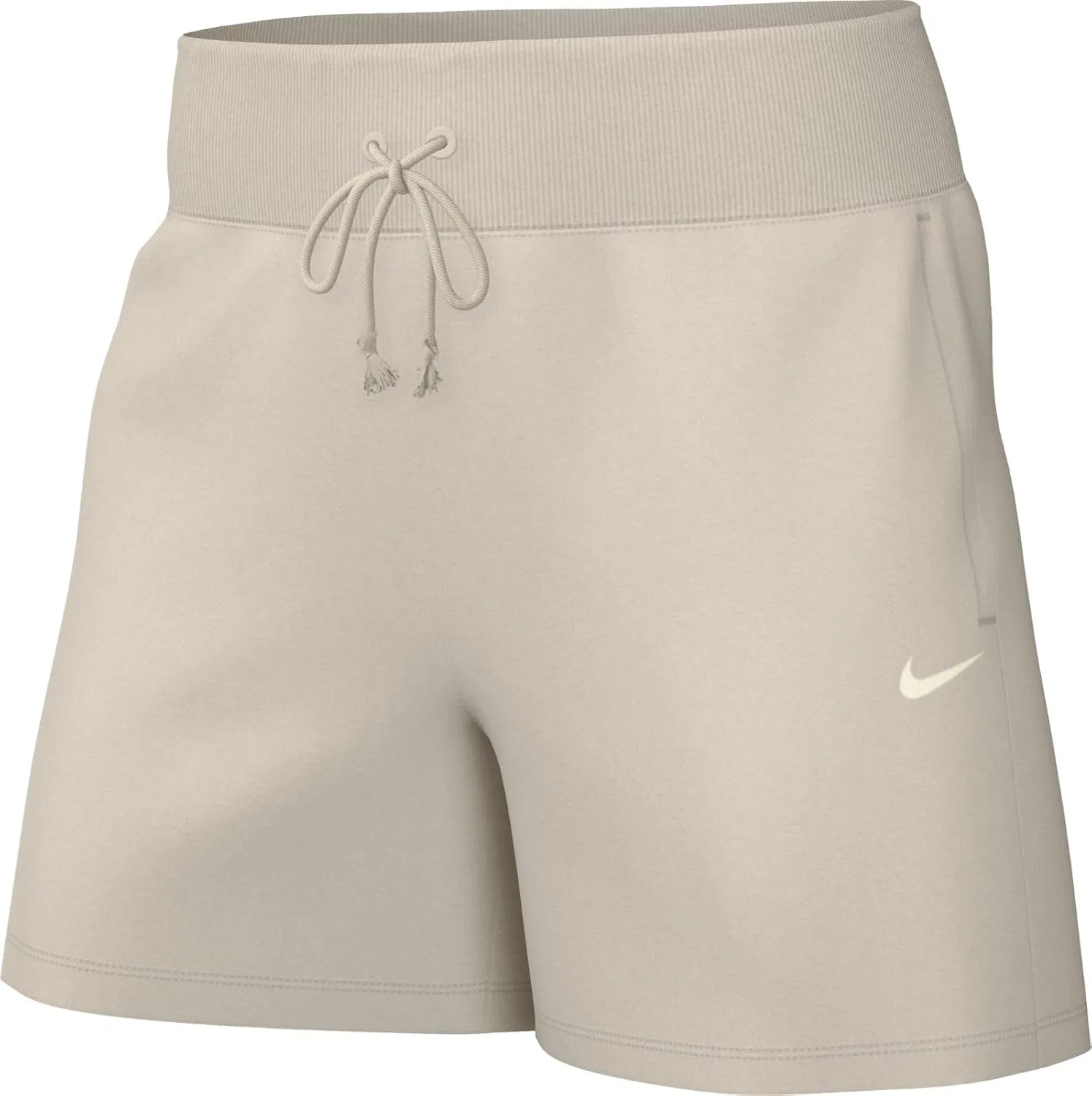Шорты женские Nike Sportswear Phoenix Fleece, белый
