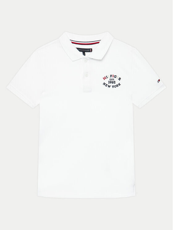 

Поло стандартного кроя Tommy Hilfiger, белый
