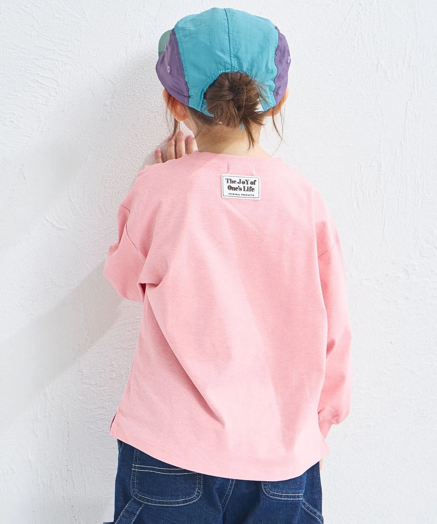 Длинная футболка унисекс с именной биркой Pairmanon, Salmon Pink 20