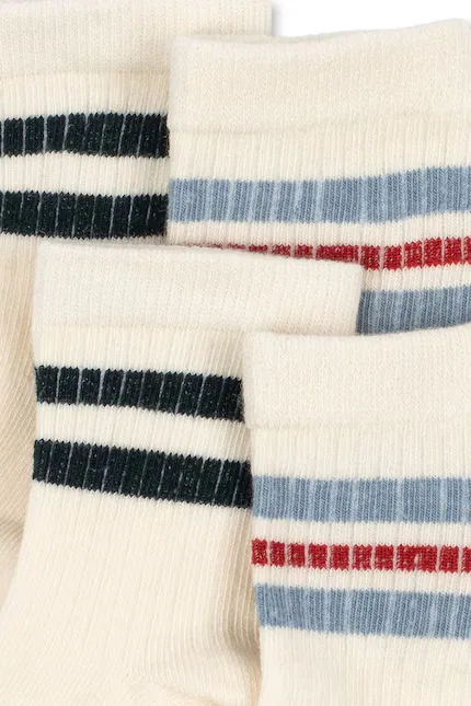 Носки детские 2 шт ACT SOCKS Konges Sløjd, бежевый — фото 2