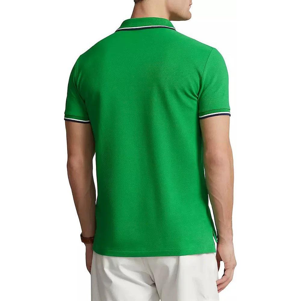 Зеленая поло Polo Ralph Lauren Мужская — фото 3