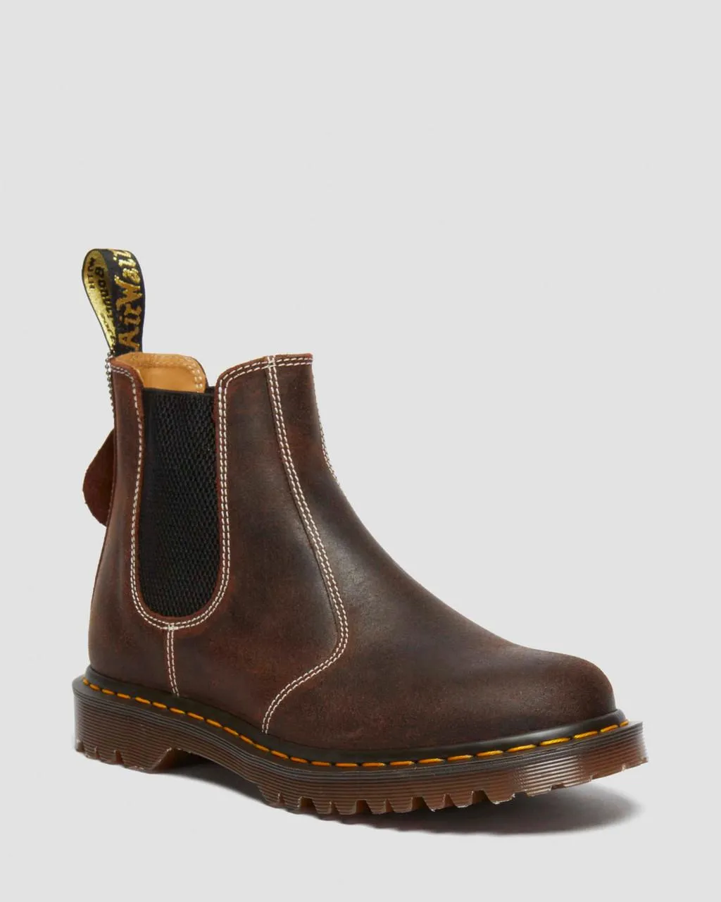 

Ботинки челси Wax Commander Dr. Martens 2976 Made in England, цвет Brown — Wax Commander