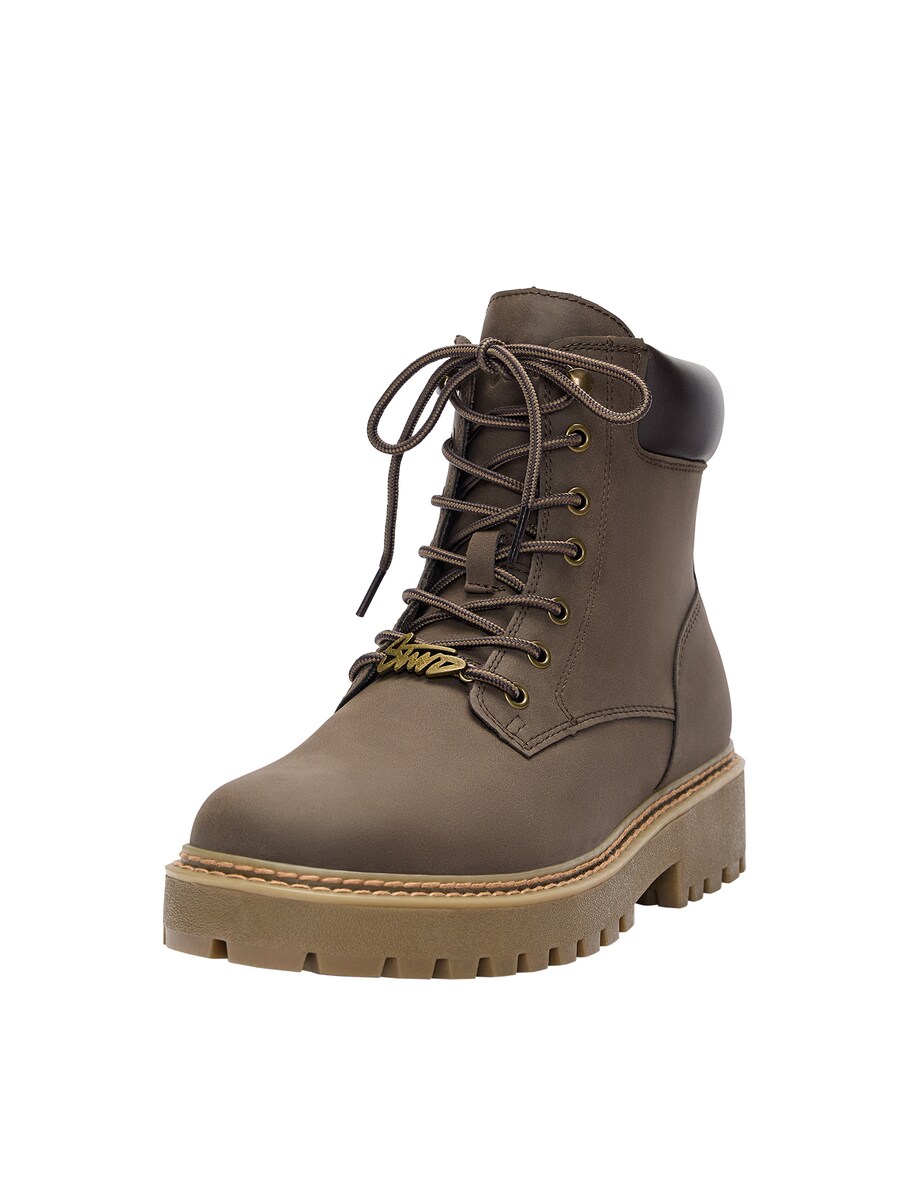 

Ботинки на шнуровке Pull&Bear STWD, коричневый