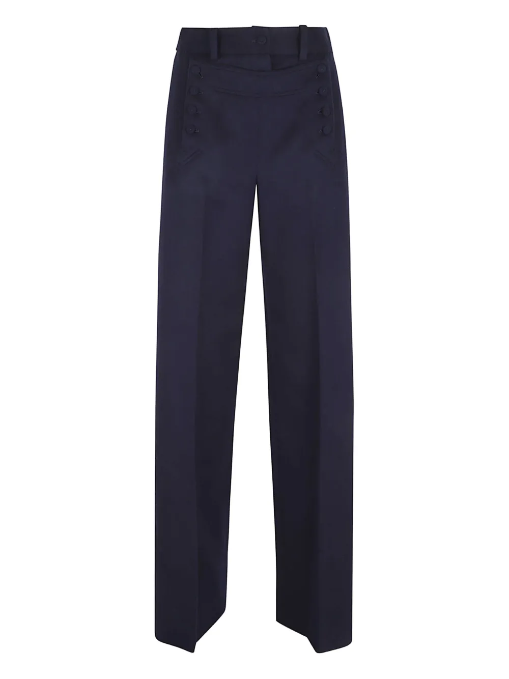 

Брюки с пуговицами Ermanno Scervino, синий