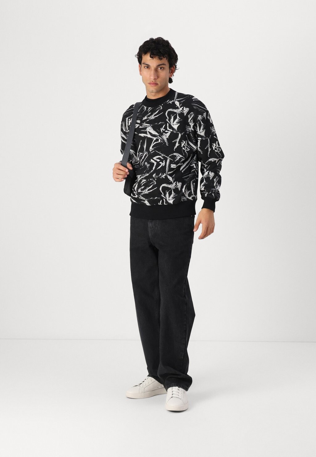 

Толстовка RELAXED Karl Lagerfeld Jeans, серый