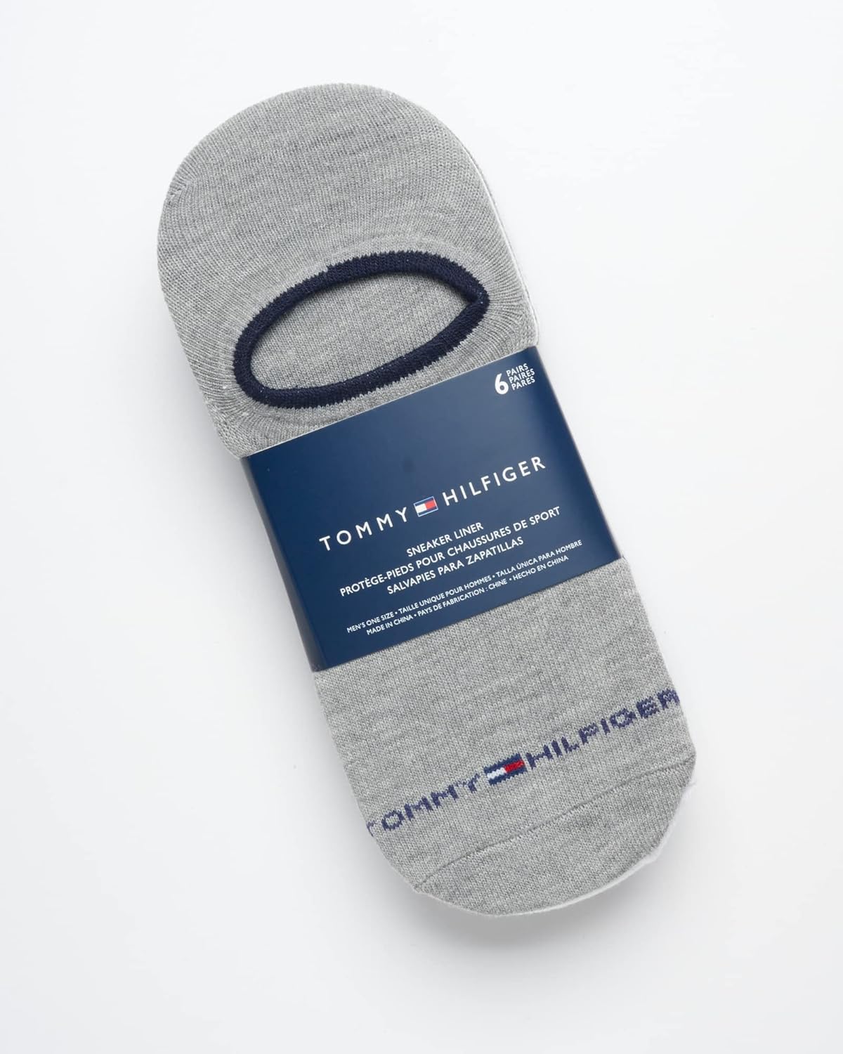 Мужские спортивные носки Tommy Hilfiger - носки Cushion, непромокаемые (12 шт.), Grey Assorted — фото 3