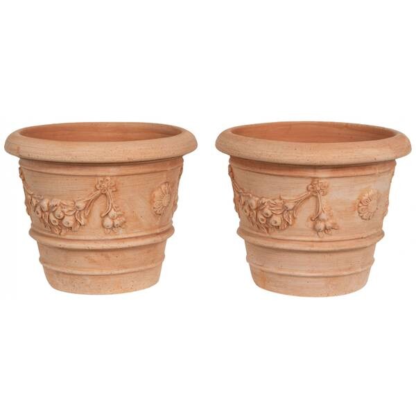 

Декоративная ваза Biscottini 2 шт TERRACOTTA цвет terrakotta