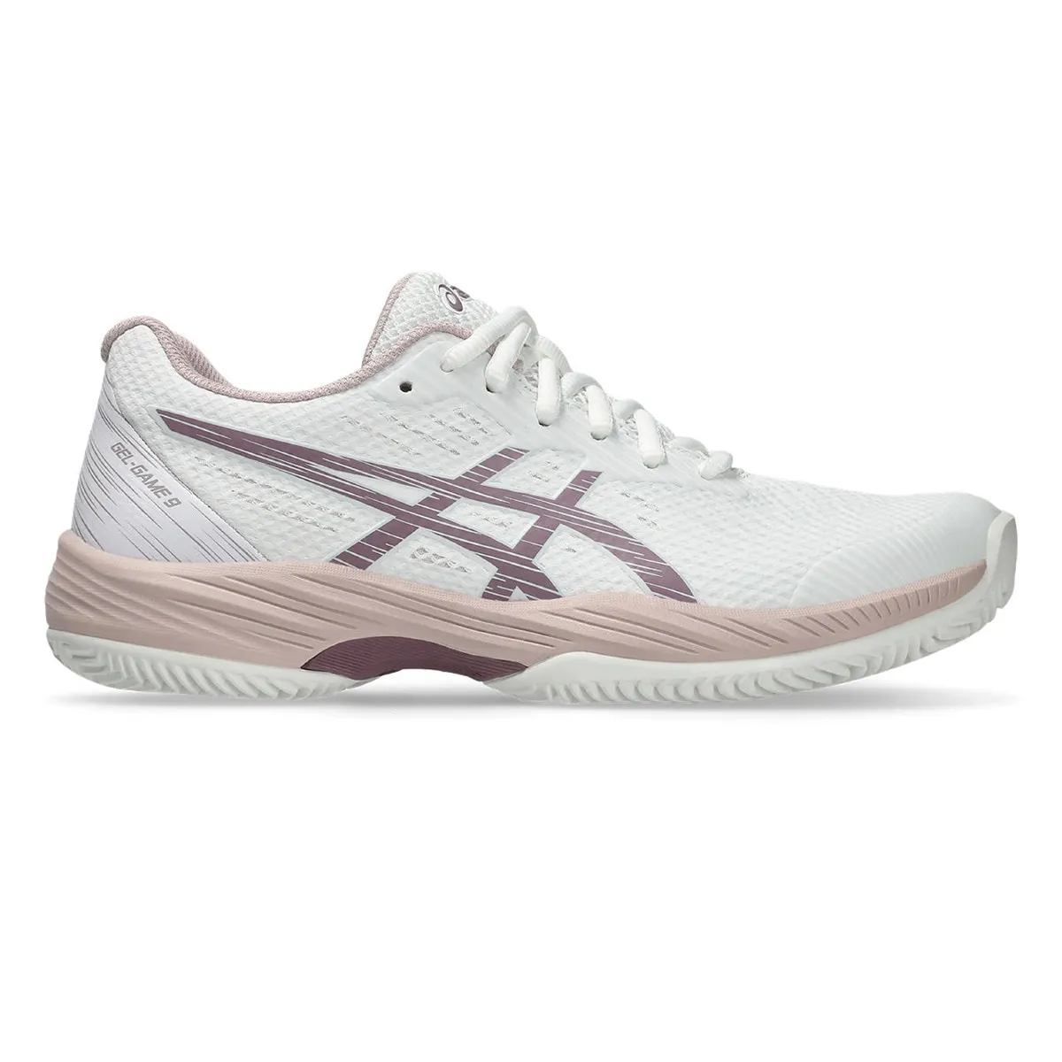 

Женская теннисная обувь GEL-GAME 9 CLAY/OC Asics, белый/сирень