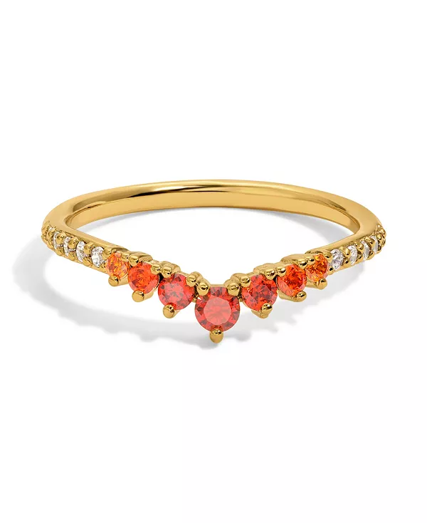 

Кольцо с искусственным кубическим цирконием Girls Crew, may