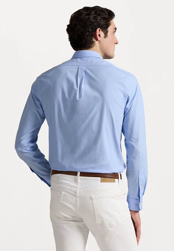 Рубашка из эластичного поплина приталенного кроя Polo Ralph Lauren, Austin Blue — фото 3