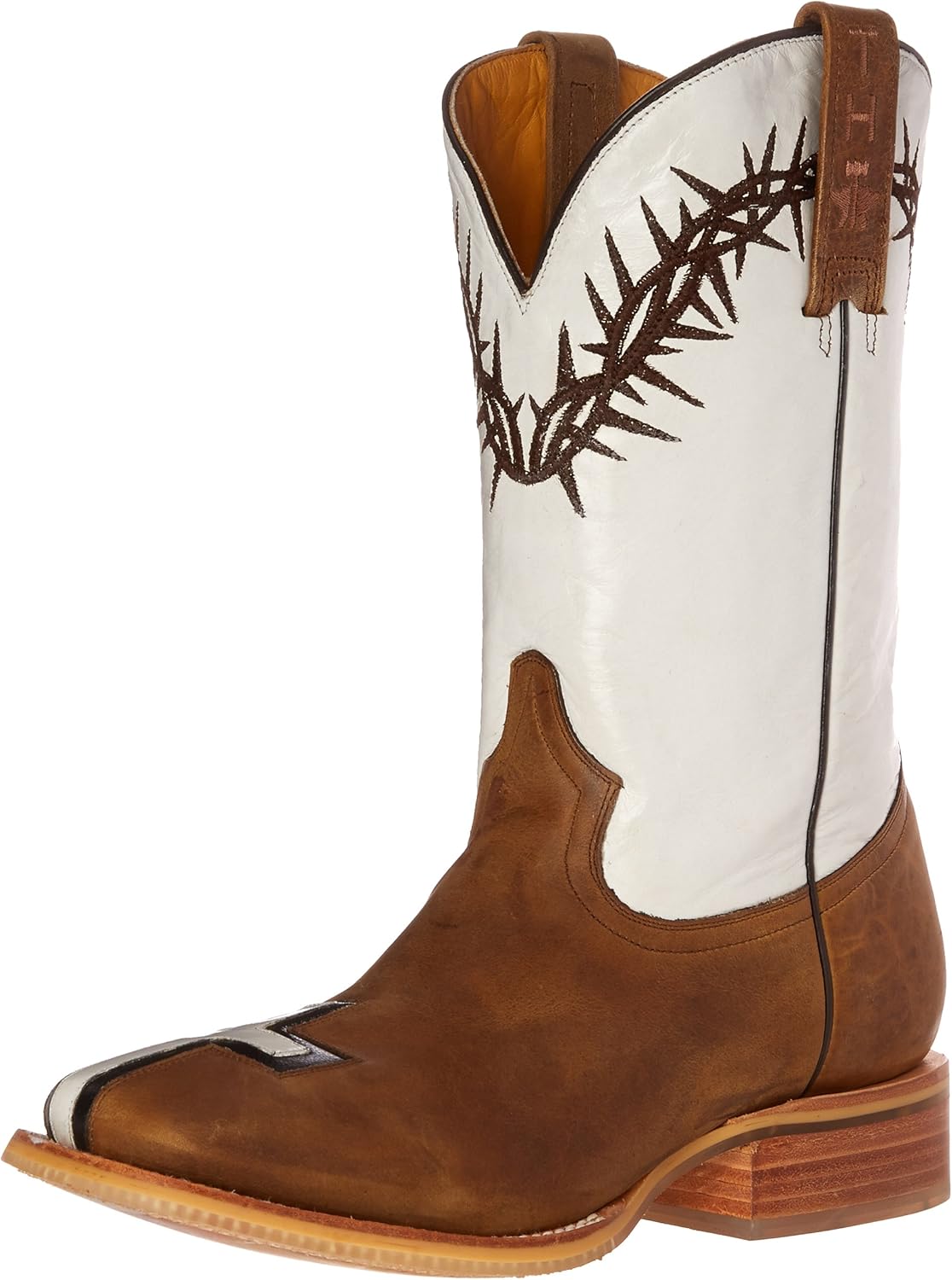 

Мужские западные сапоги Tin Haul Between Two Thieves, белый/коричневый