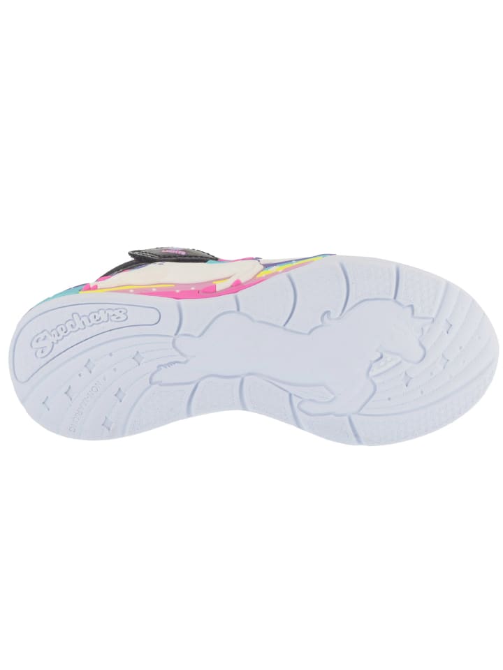 Кроссовки Skechers S-Lights: Unicorn Chaser - Jumping Magic in Schwarz — фото 4