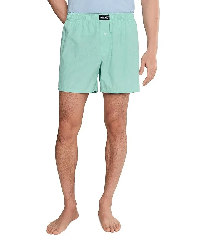 Трусы с принтом Printed Woven Boxer Polo Ralph Lauren, Tanner Mini Houndstooth/Cruise Navy Pp