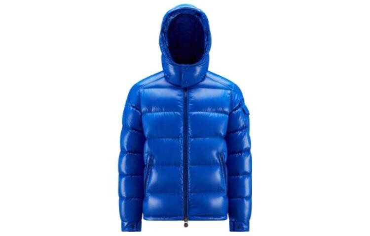 

Пуховик мужской синий Moncler