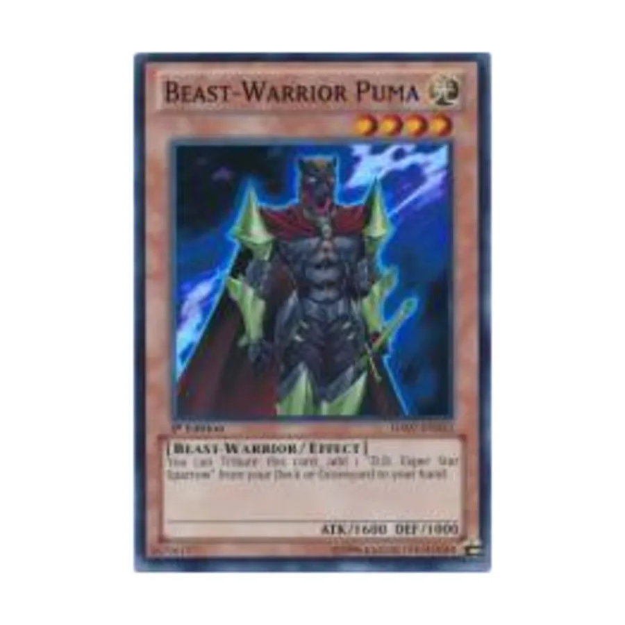 

CCG Зверь-воин Пума (супер редкий), Yu-Gi-Oh - Hidden Arsenal 7 - Singles