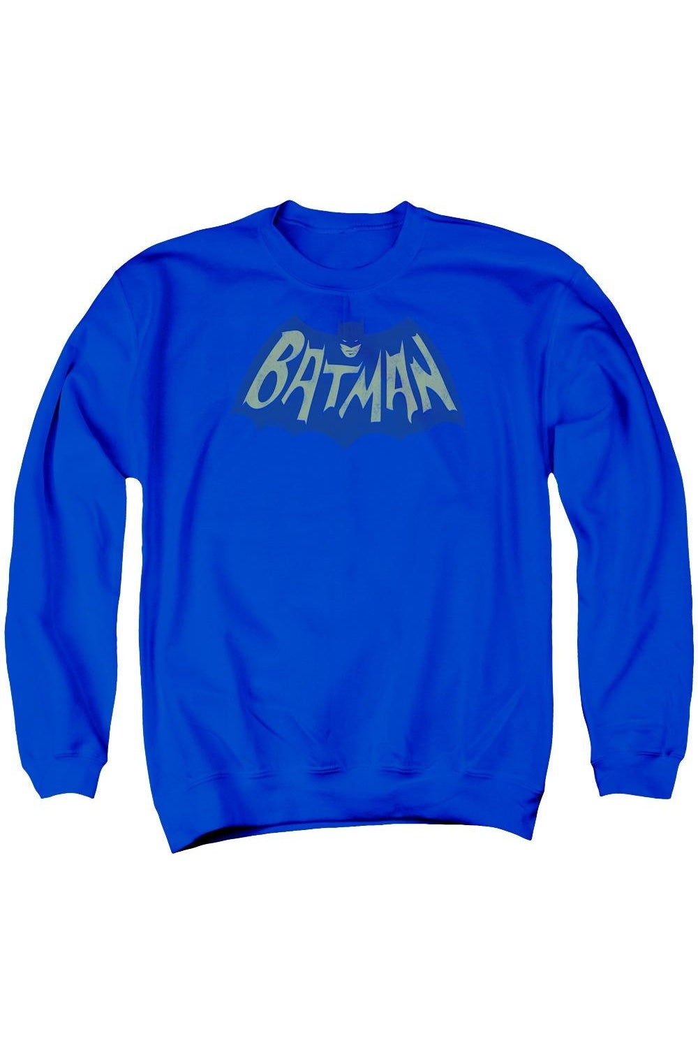 

Толстовка Batman Show Bat Logo для взрослых с круглым вырезом Gildan, синий
