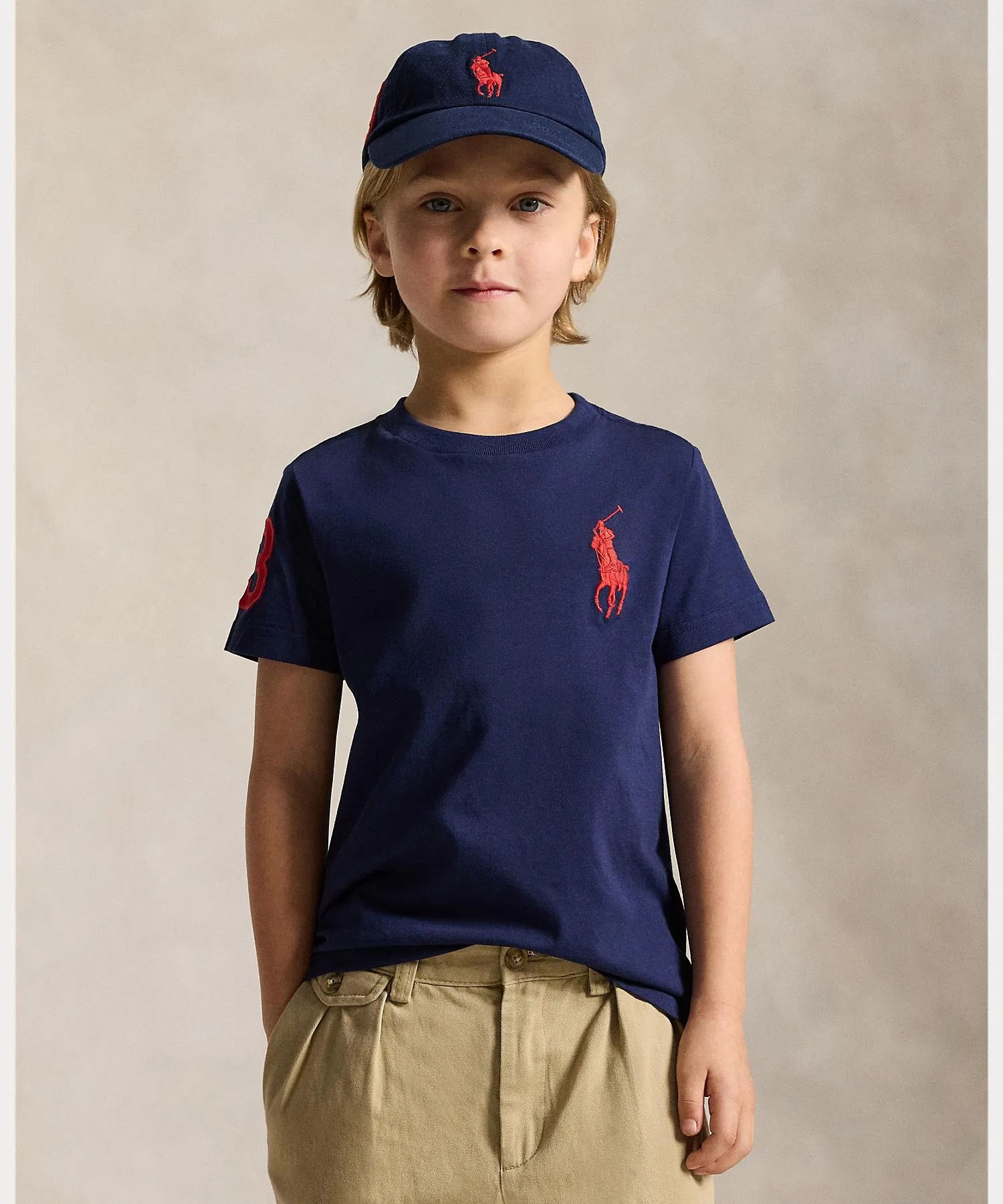 Детская футболка POLO RALPH LAUREN CHILDRENSWEAR с коротким рукавом