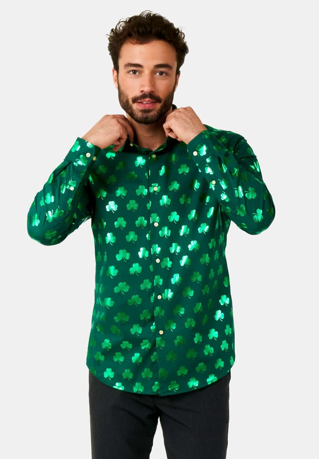 

Рубашка SHINY SHAMROCK OppoSuits, цвет green