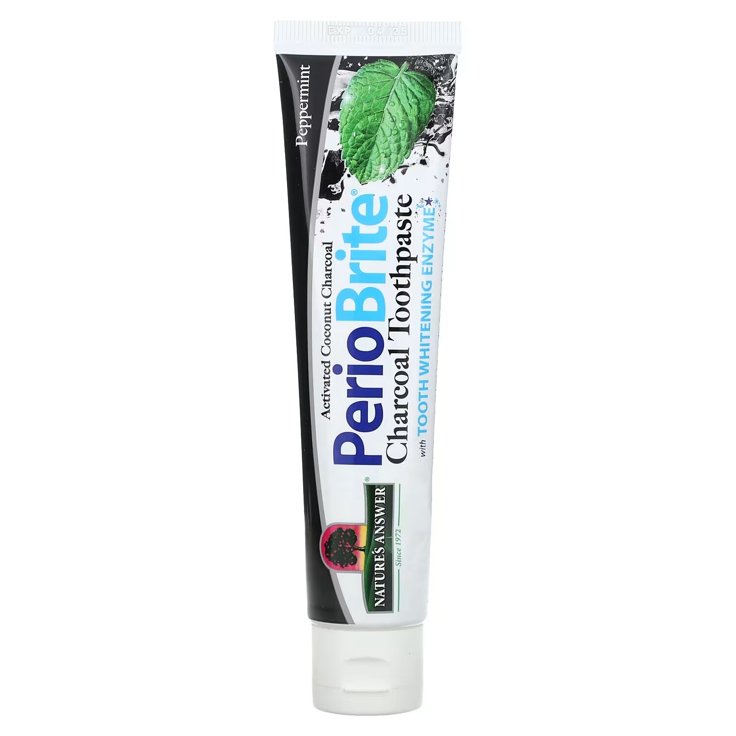 Зубная паста Nature's Answer PerioBrite Charcoal с мятным вкусом, 113,4 г — фото 3