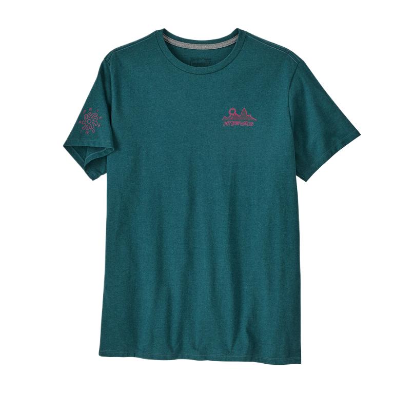 

Футболка Responsibili Tee Fair Trade Certified мужская Patagonia, wetland синий