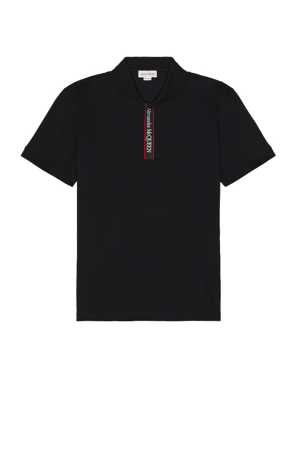 

Поло Alexander Mcqueen Logo Tape Dtl, цвет Black & Mix