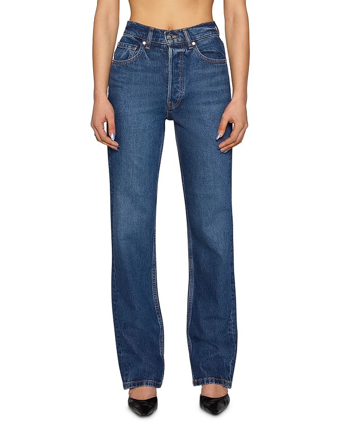 

Высокие прямые джинсы La Crosse EB Denim, синий