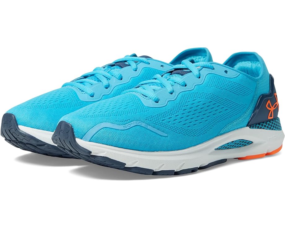 

Кроссовки Under Armour Hovr Sonic 6, цвет Blue Surf/Downpour Gray/Orange Blast