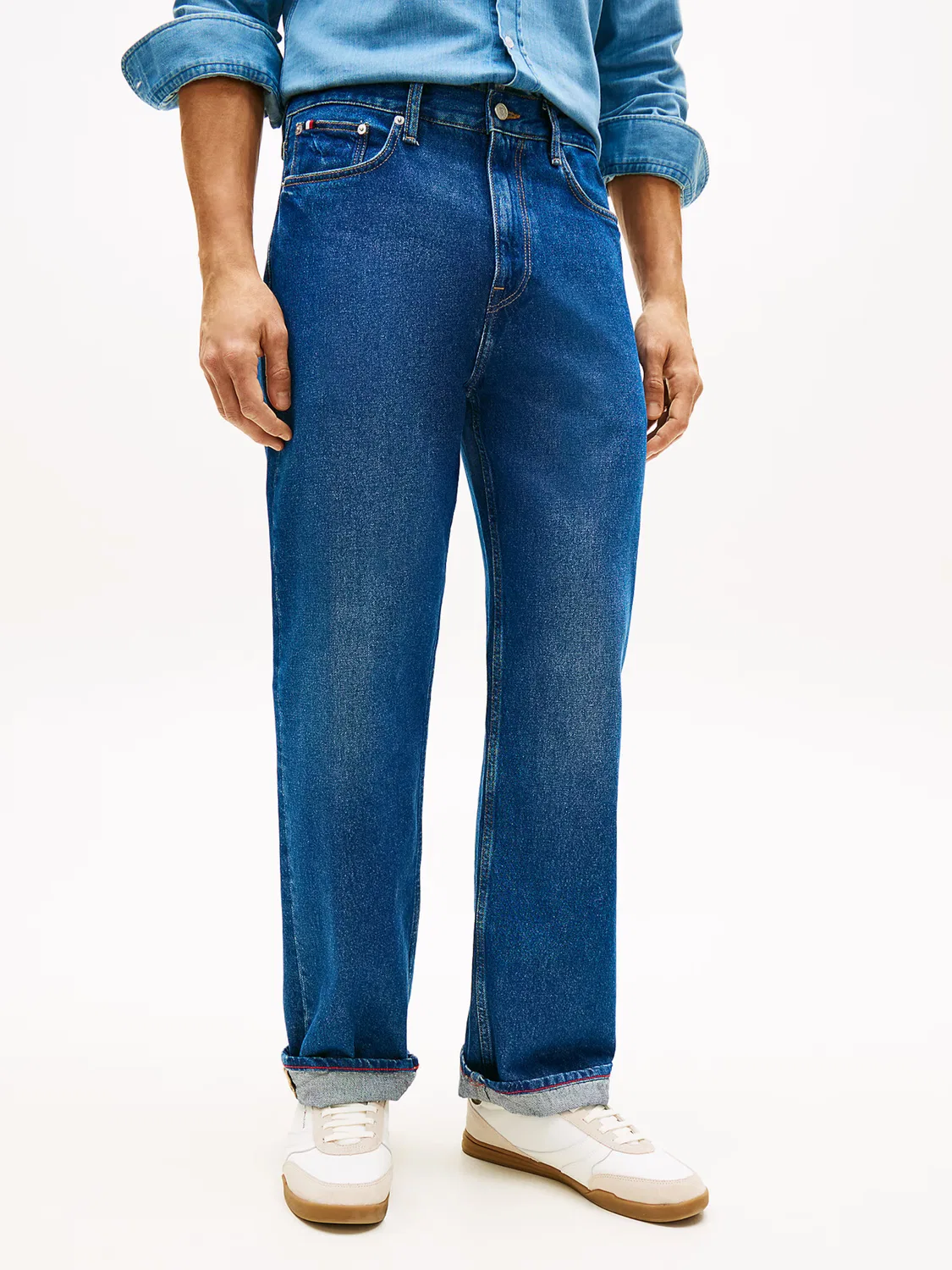 Джинсы свободного кроя Tommy Hilfiger, Blue Denim — фото 2