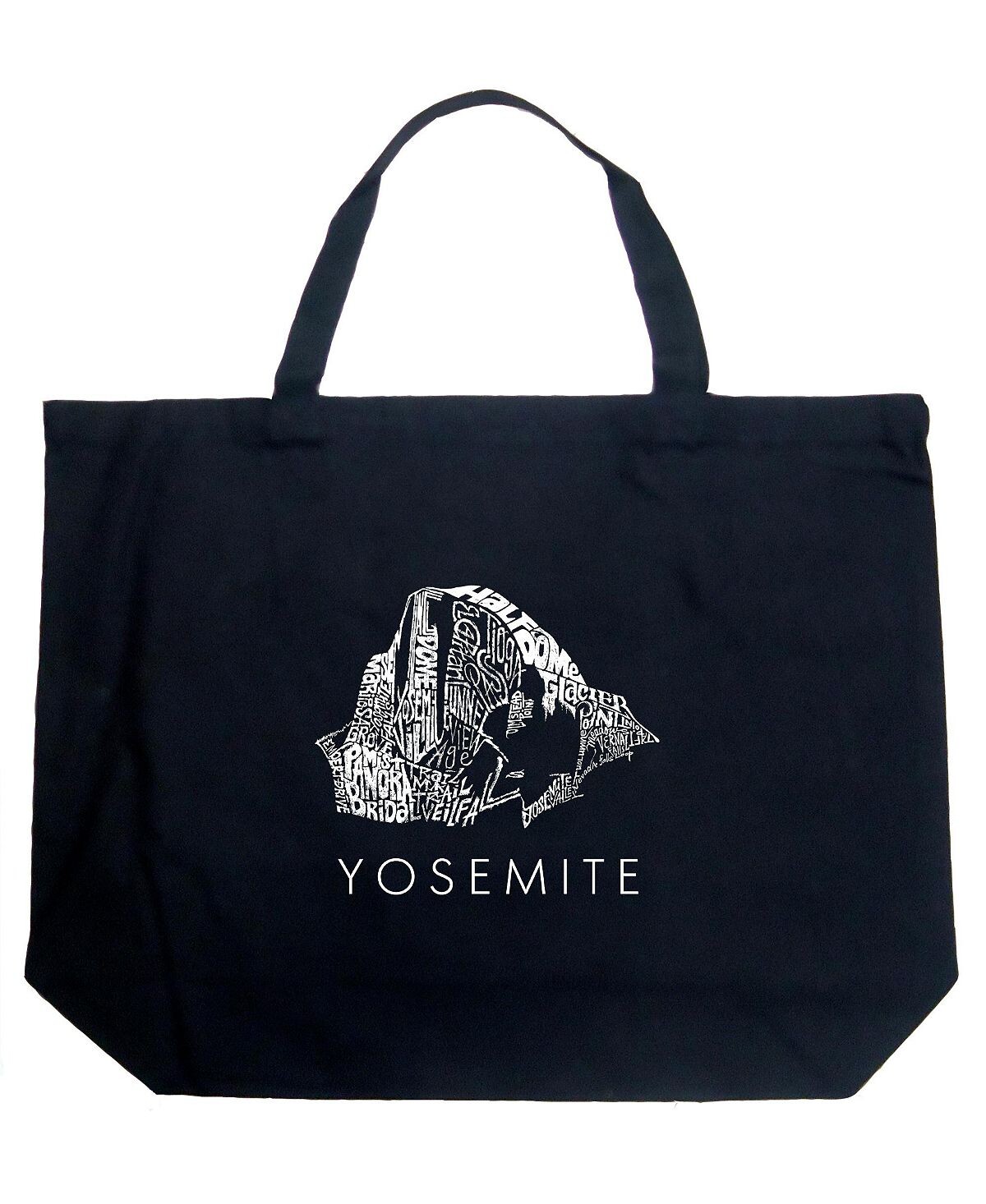 

Yosemite — большая сумка-тоут Word Art LA Pop Art, черный