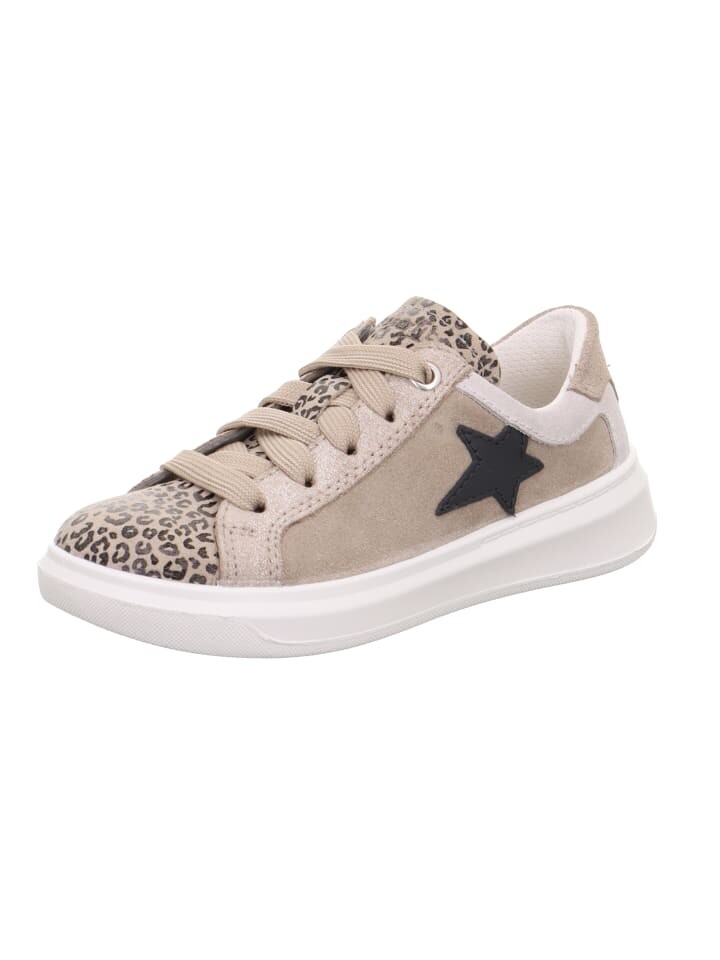 

Кроссовки на шнуровке superfit, цвет beige/weiß
