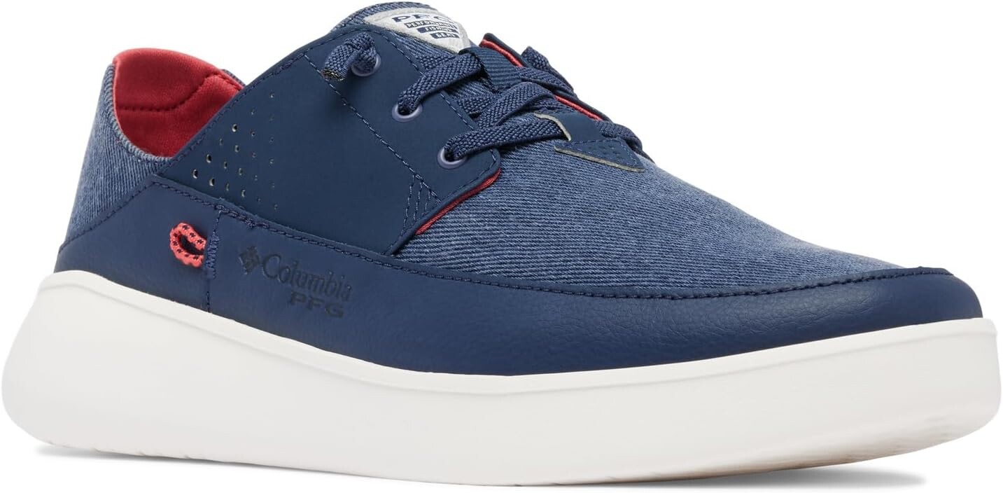 

Топсайдеры Columbia Boatside Relaxed PFG, цвет Collegiate Navy/Sunset Red
