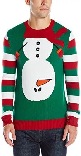 

Мужской свитер UglyChristmasSweater с рождественскими принтами