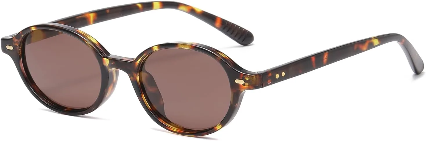 

Солнцезащитные очки POLARKING в стиле ретро, ​​овальные, для женщин и мужчин. Модные дизайнерские солнцезащитные очки небольшого размера в стиле 90-х, Demi/Brown Pink