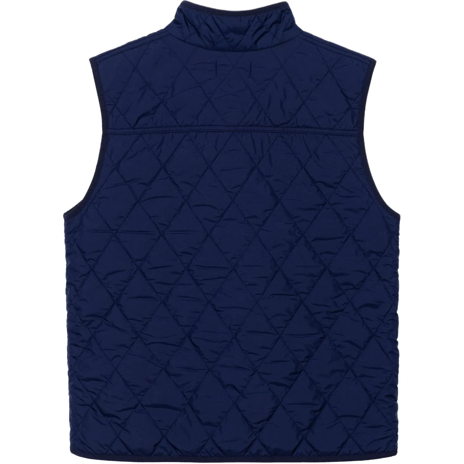 Polo Ralph Lauren Футболка с логотипом и вышивкой, без рукавов, с воротником-стойкой, синяя, детская — фото 3