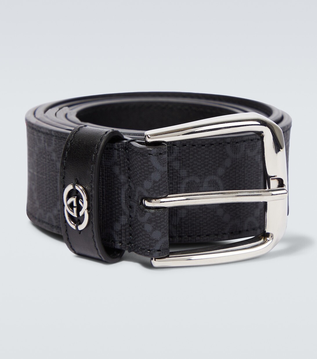 

Ремень с логотипом GG Gucci, черный