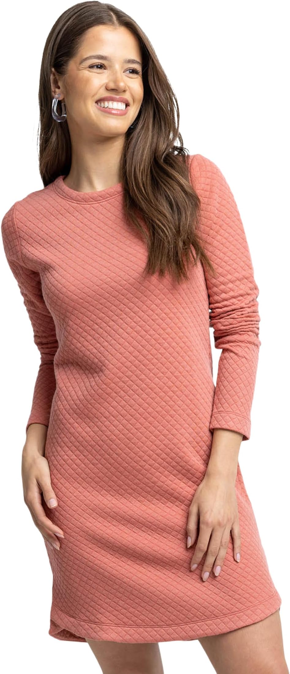 

Платье Southern Tide Milani Texture Dress, цвет Dusty Coral