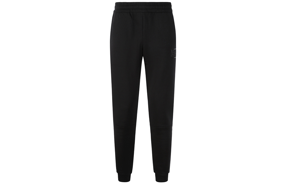 

EA7 FW22 Вязаные спортивные штаны Мужские Черные EMPORIO ARMANI